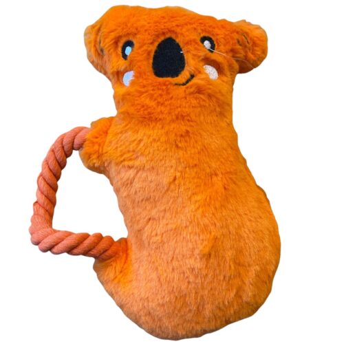 GloryPet Koala Peluş Diş İpli Köpek Isırma Oyuncağı