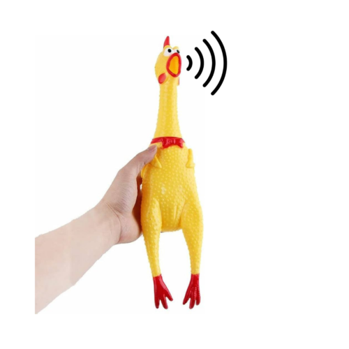 GloryPet Sesli Tavuk Köpek Isırma Oyuncağı Büyük