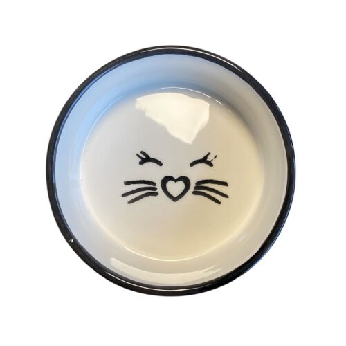 SamPaws Porselen Yuvarlak Mama Kabı 230ML