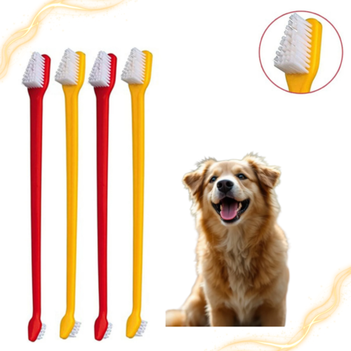 GloryPet Evcil Hayvanlar İçin Diş Fırçası 4'lü