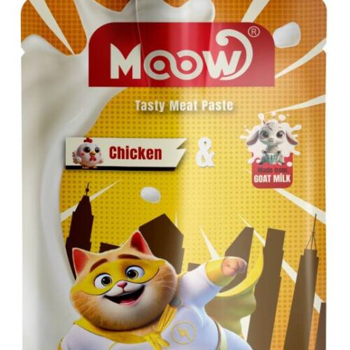 Moow [25] Taze Tavuklu&Keçi Sütlü Kedi Et Ezmesi 90gr [Box 12'li]
