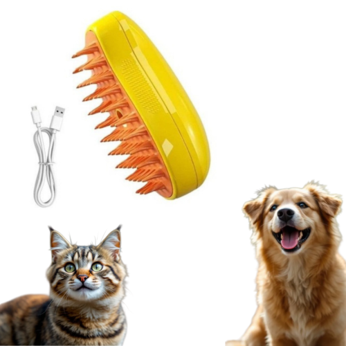 Zampa Mango Tasarımlı Buharlı Kedi Tarağı (XRK-01)