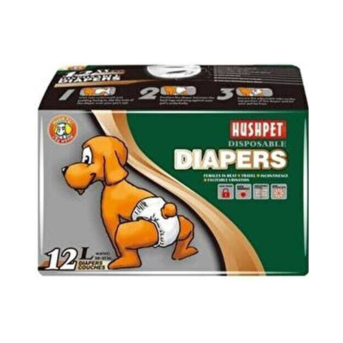 Hushpet Diapers Köpek Alt Bezi L 12'li