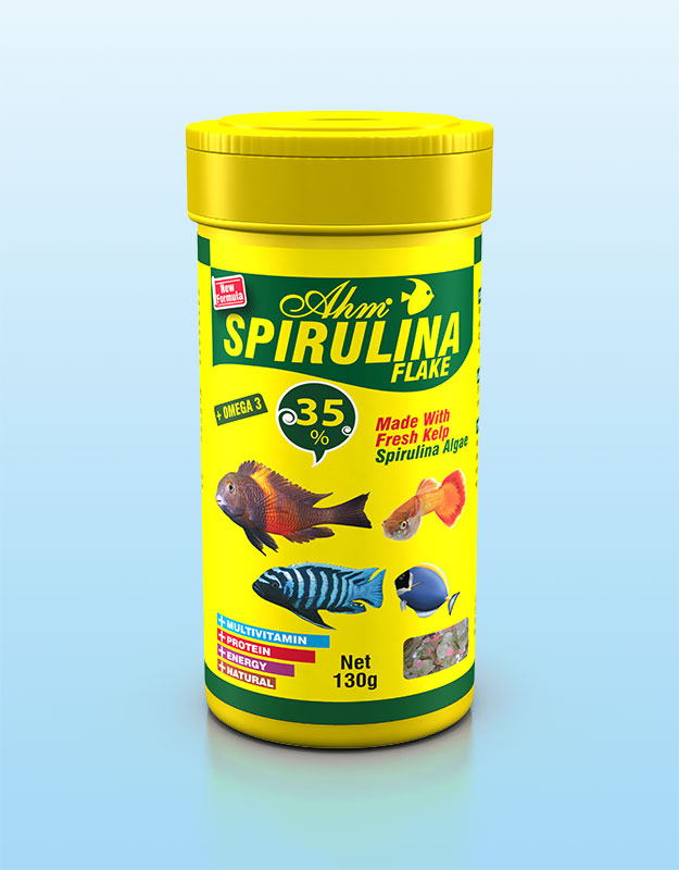AHM Spırulina Flake 100ML