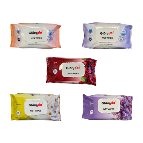 GloryPet Evcil Hayvan Temizleme Mendili 90 Yaprak