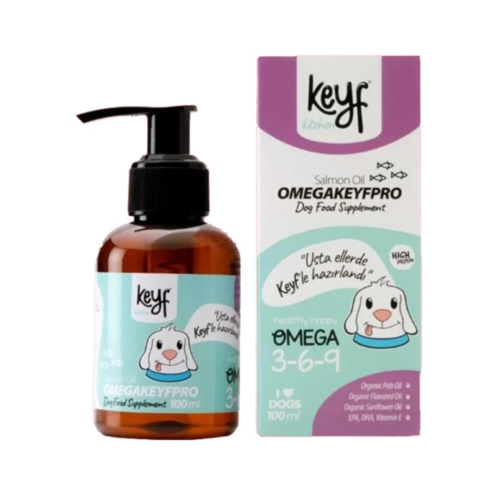 Keyf Omega-3 Kedi Ve Köpekler İçin Balık Yağı 100ML