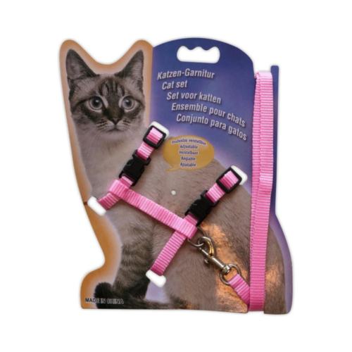 GloryPet İthal Kedi Göğüs Tasması Seti