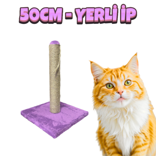 SRC Kedi Tırmalama Tahtası 50CM (Yerli İp Kullanışmıştır)