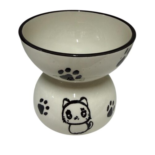 ayaklı seramik mama kabı